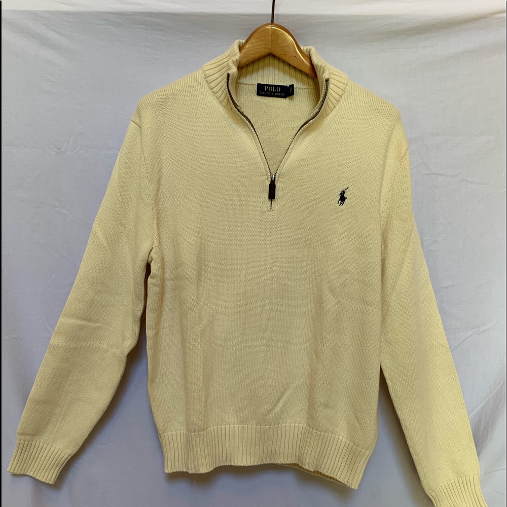 Polo by Ralph Lauren Cream Sweater Large